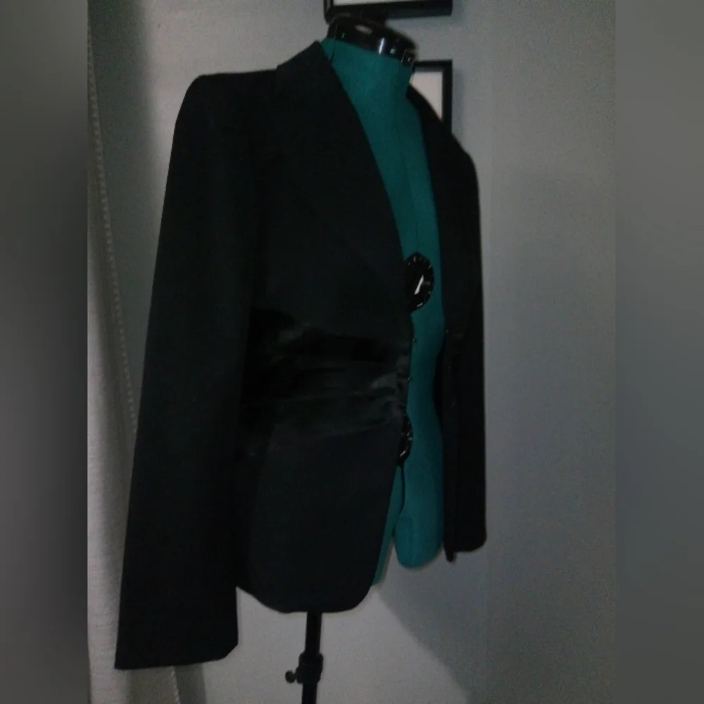 Spiegel Black Tuxedo Hourglass Blazer Sz 8 NWOT - Picture 11 of 16